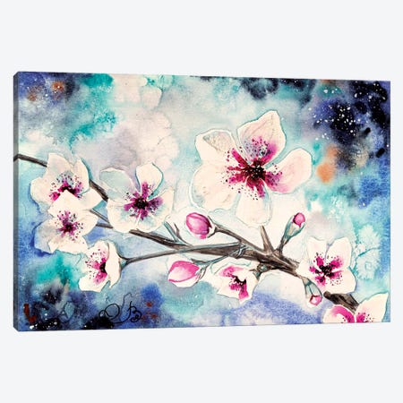 Blooming Cherry Tree Canvas Print #VLC29} by Valeria Luchistaya Canvas Art