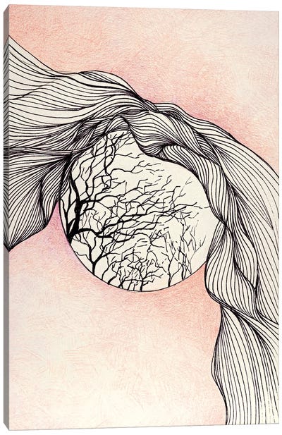 Graphic Forest Canvas Art Print - Valeria Luchistaya