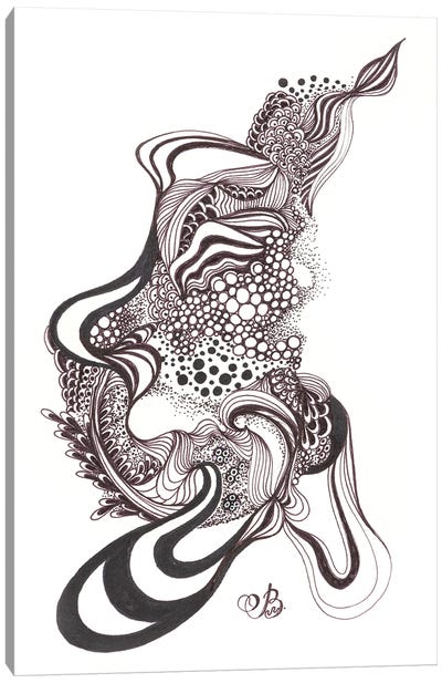 Graphic Ld Life Dynamics Canvas Art Print - Valeria Luchistaya
