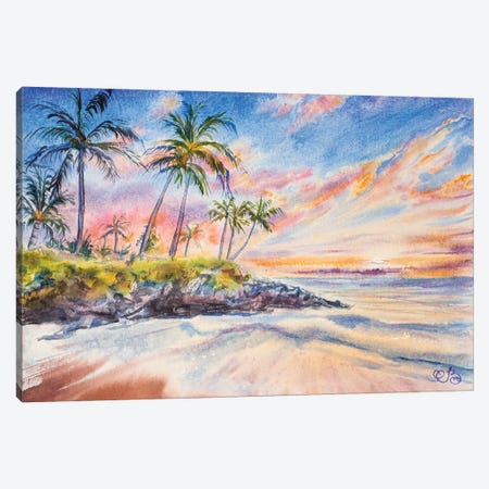 Hawaii Canvas Print #VLC56} by Valeria Luchistaya Canvas Art