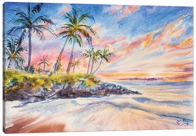 Hawaii Canvas Art Print - Valeria Luchistaya