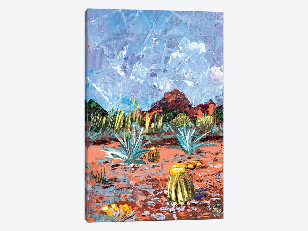 Blooming Arizona by Valeria Luchistaya 1-piece Art Print