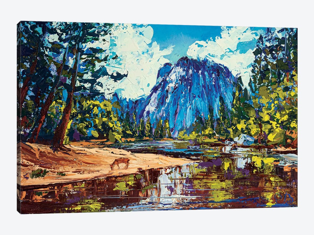 Yosemite National Park by Valeria Luchistaya 1-piece Canvas Print