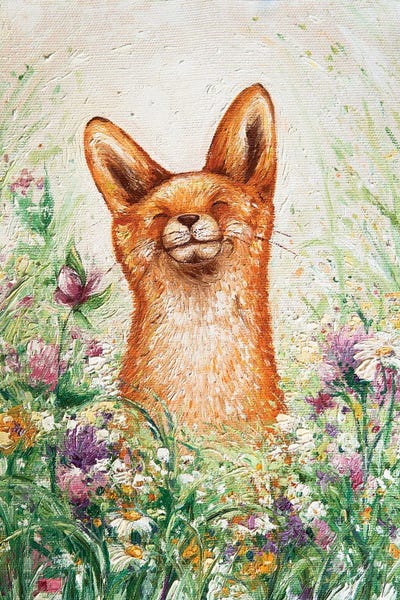 Vlada Koval: Happy Fox by Vlada Koval