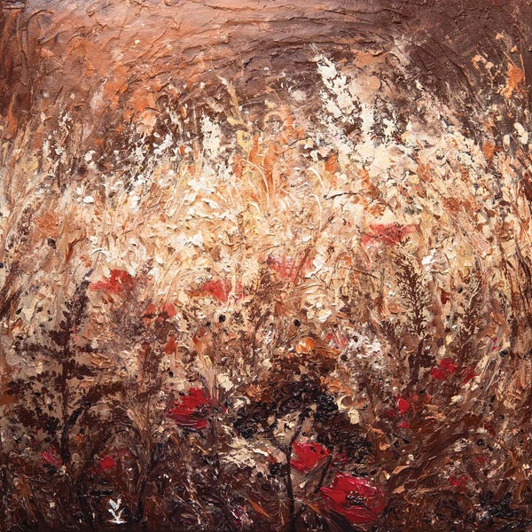 Vlada Koval: Poppies In The Field by Vlada Koval