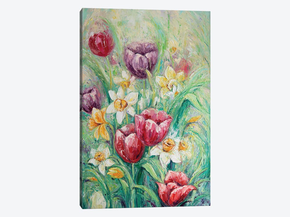 Spring Flowers by Vlada Koval 1-piece Canvas Print