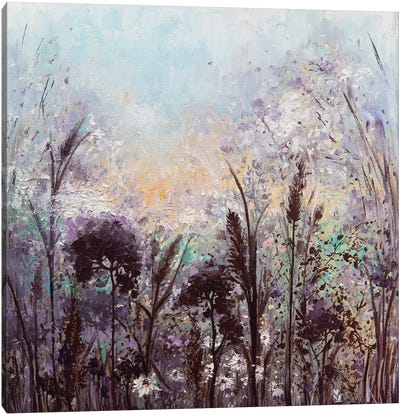 Spring Meadow Canvas Art Print - Palette Knife Prints