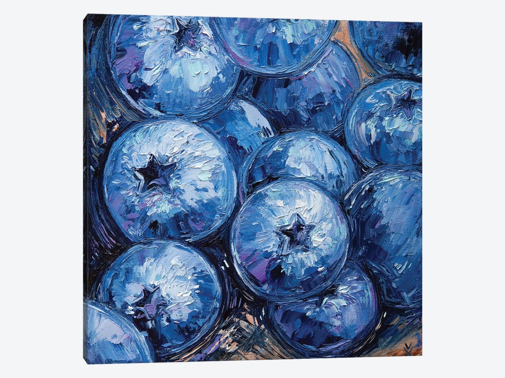 Blueberry by Vlada Koval 1-piece Canvas Art Print