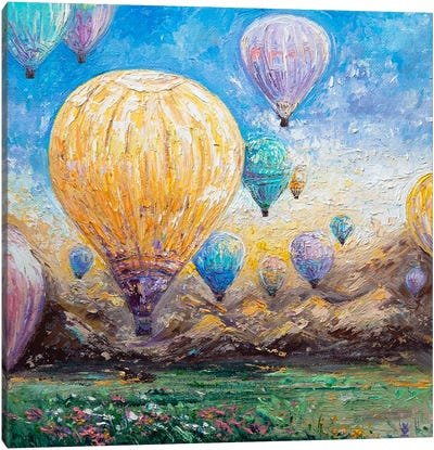 Cappadocia Canvas Art Print - Hot Air Balloon Art