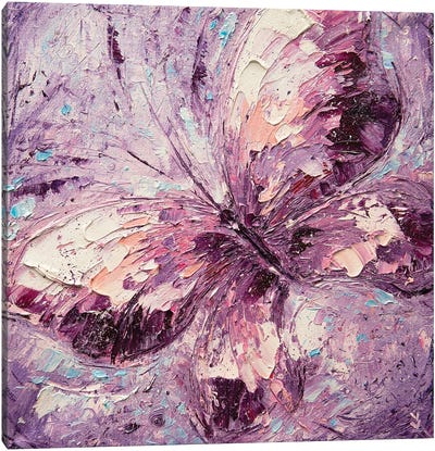 Butterfly And Dream Canvas Art Print - Vlada Koval