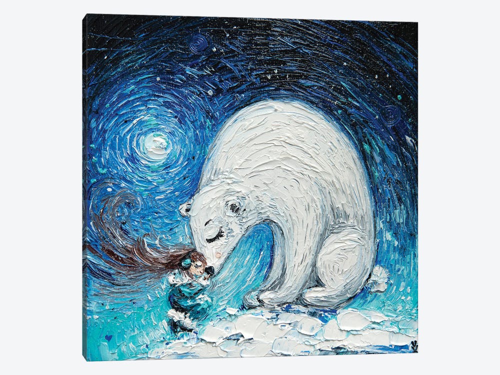 Polar Bear by Vlada Koval 1-piece Canvas Art