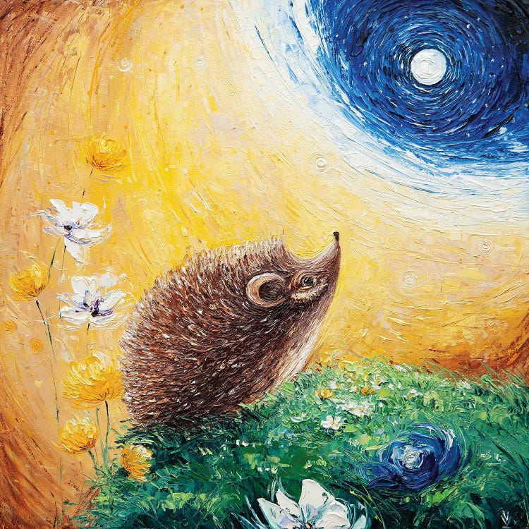 Hedgehog And The Moon