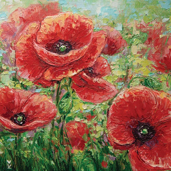Vlada Koval: Poppy Field by Vlada Koval