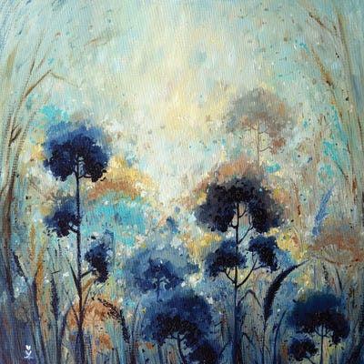 Autumn Field by Vlada Koval art print