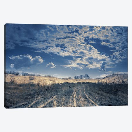 The Road To Nowhere. Canvas Print #VLR112} by ValeriX Canvas Wall Art