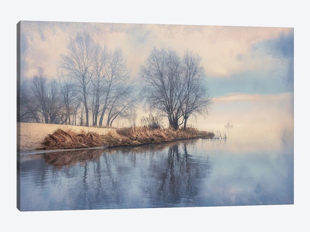 On A Foggy Morning by ValeriX 1-piece Canvas Art
