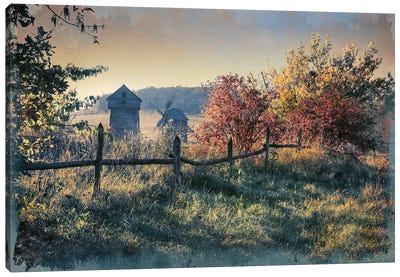 Autumn Evening Canvas Art Print - Ukraine Art