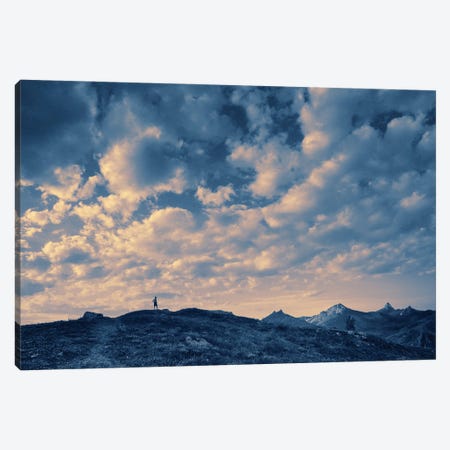 Somewhere On The Endless Expanse Canvas Print #VLR63} by ValeriX Art Print