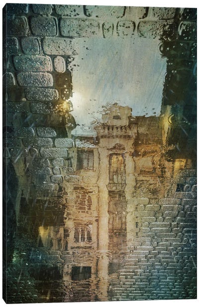 Rain City Canvas Art Print - ValeriX