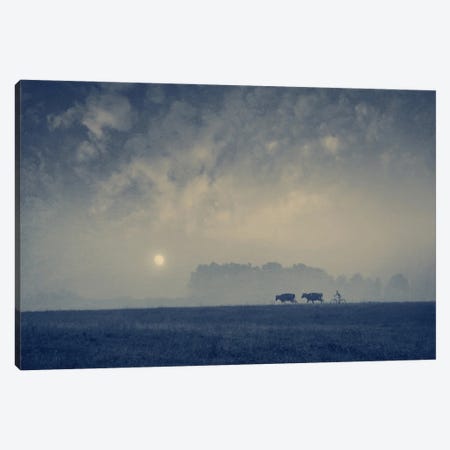 Late Way Home Canvas Print #VLR78} by ValeriX Canvas Art