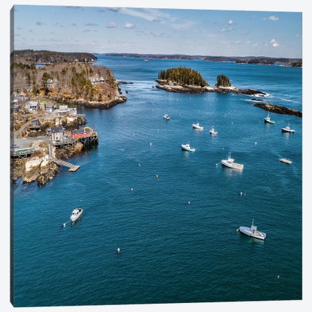 Beautiful Aerial Coast I Canvas Print #VLX4} by Jason Veilleux Canvas Art