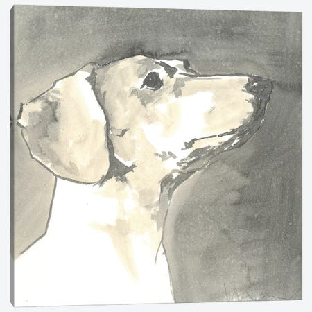 Sepia Modern Dog IV Canvas Print #VMD9} by A Very Modern Dog Art Print