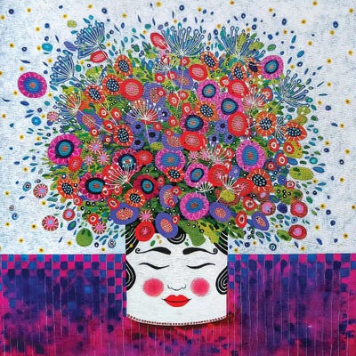 Pot Head by Vicky Mount canvas print