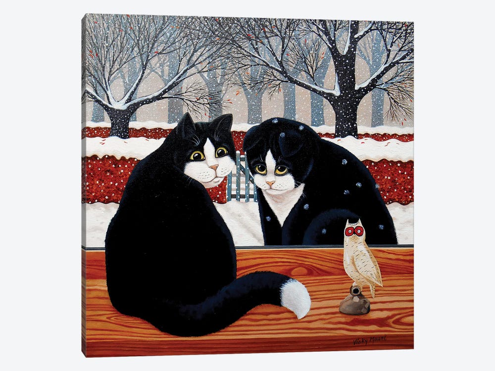 Prodigal Cat by Vicky Mount 1-piece Art Print