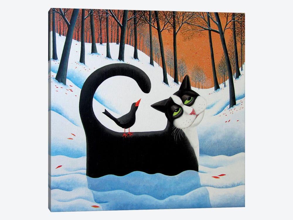 Snow Drifter by Vicky Mount 1-piece Canvas Art Print