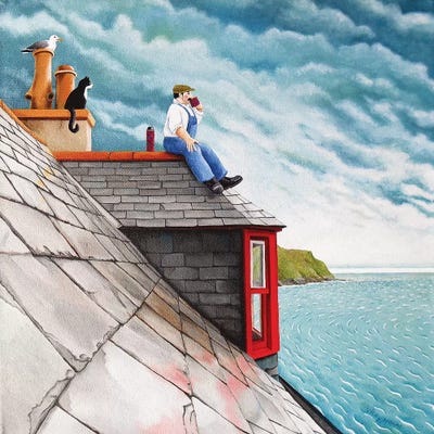 Tea Break by Vicky Mount framed wall art