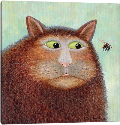 To Bee Or Not To Bee Canvas Art Print - Vicky Mount