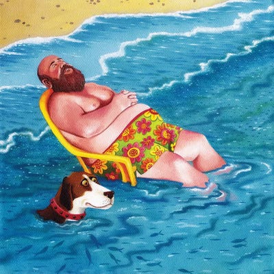 Vitamin Sea by Vicky Mount canvas print