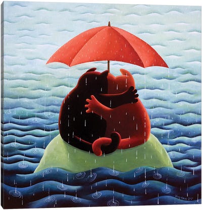 Waiting For Noah Canvas Art Print - Vicky Mount