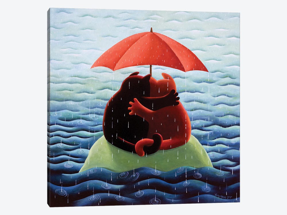 Waiting For Noah by Vicky Mount 1-piece Art Print