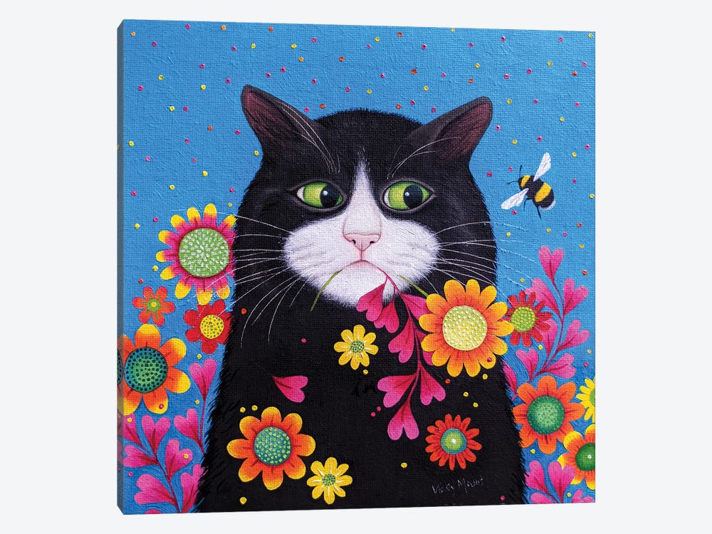 Flower Powers by Vicky Mount 1-piece Canvas Print