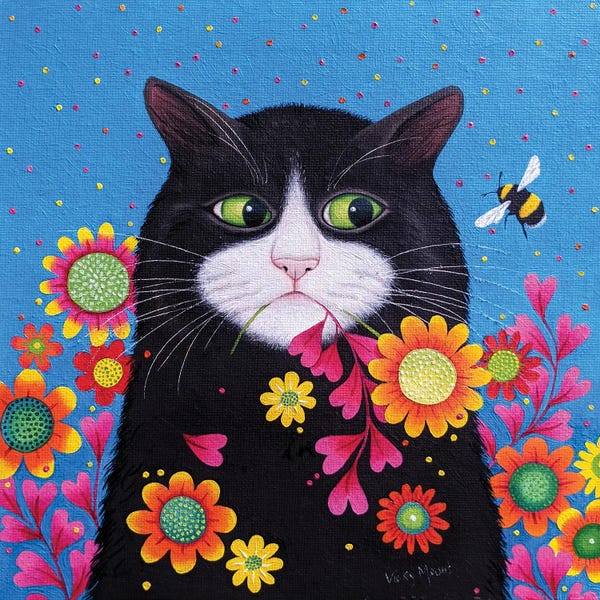 Tuxedo Cats: Flower Powers by Vicky Mount