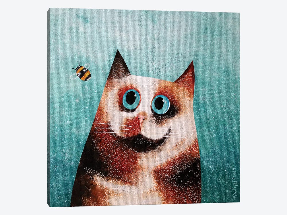 Bebe And Bee by Vicky Mount 1-piece Canvas Wall Art