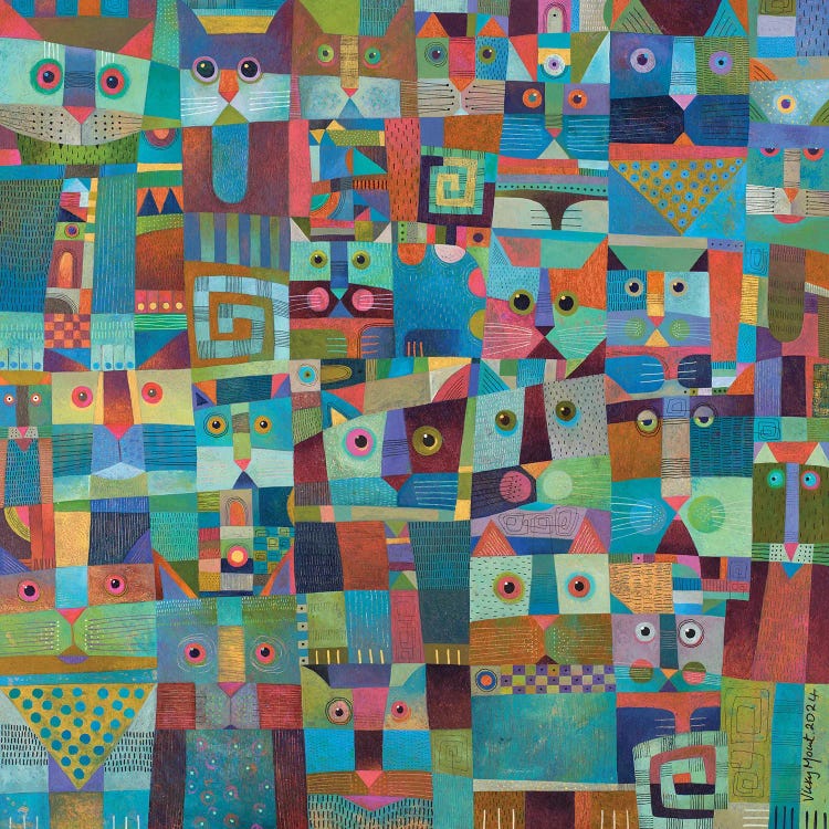 Clowder by Vicky Mount wall art
