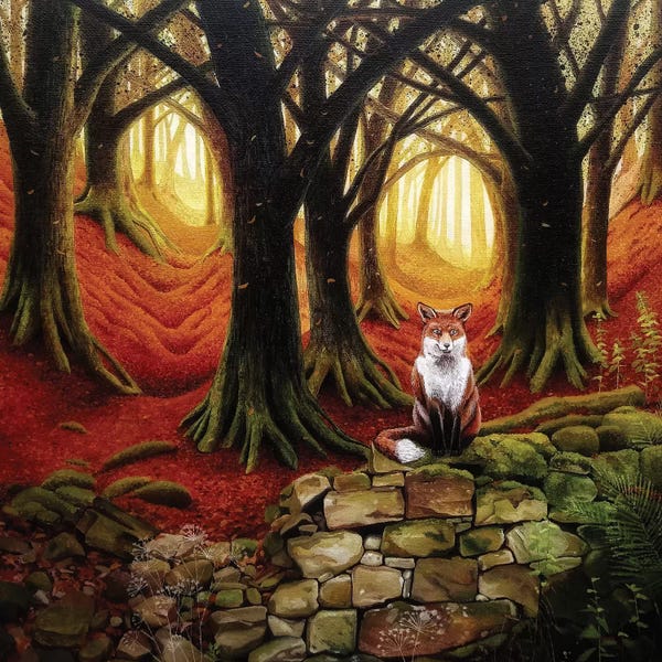 Foxes: Cinnabar Wood by Vicky Mount