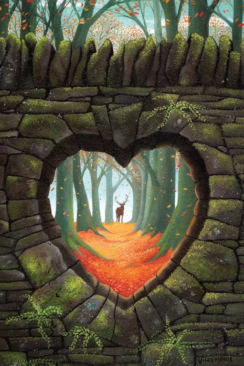 Deer Hart by Vicky Mount wall art