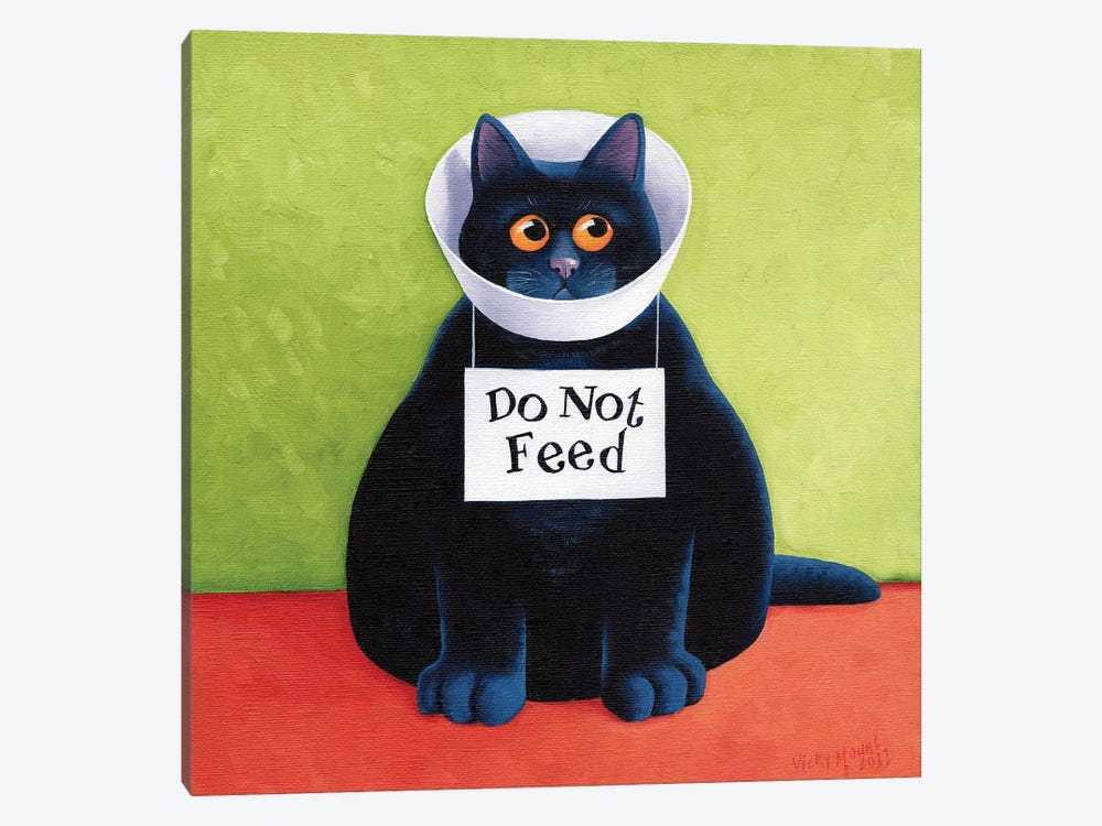 Do Not Feed by Vicky Mount 1-piece Canvas Print