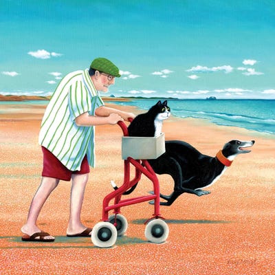 Down To The Sea by Vicky Mount canvas print