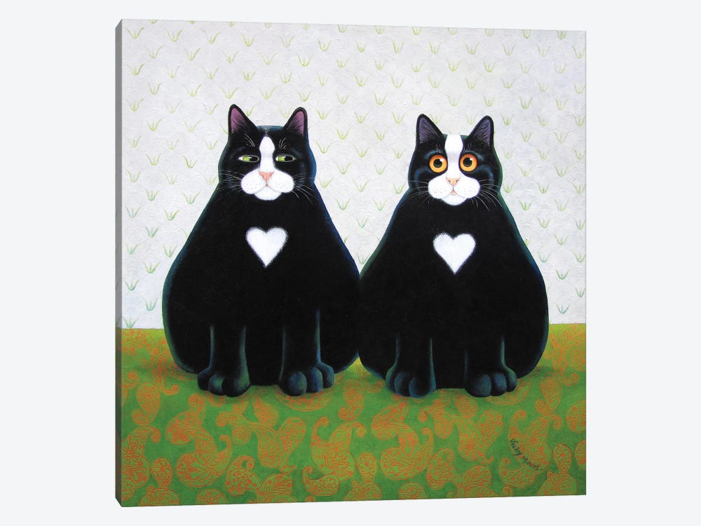 Eric & Shaun by Vicky Mount 1-piece Canvas Artwork