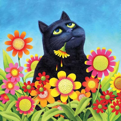 Expecting Rain by Vicky Mount framed canvas print