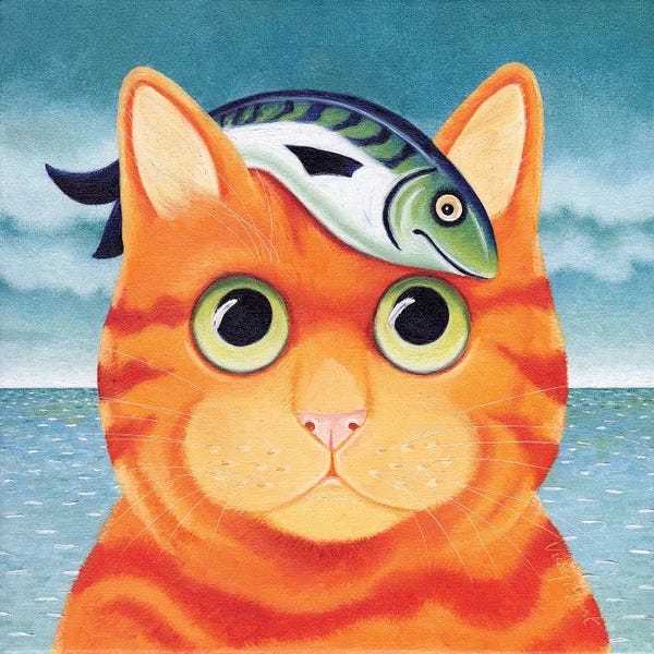 Orange Cats: Freya by Vicky Mount