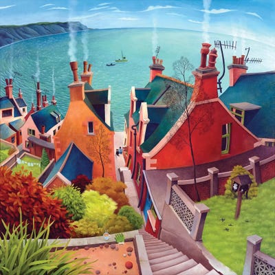 Gardenstown by Vicky Mount acrylic art print