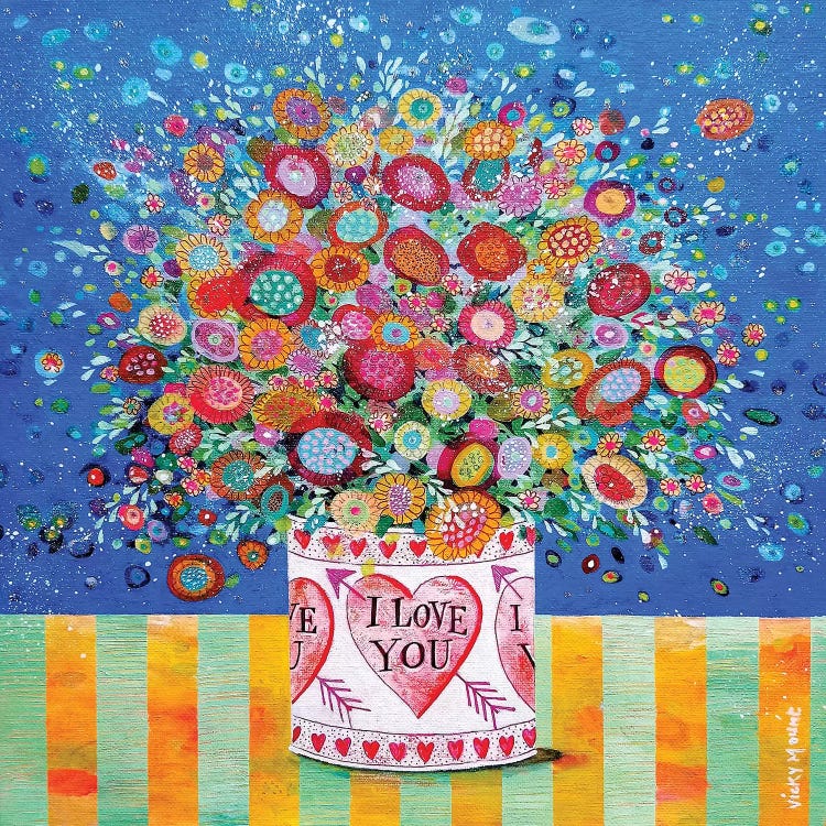 I Love You by Vicky Mount wall art