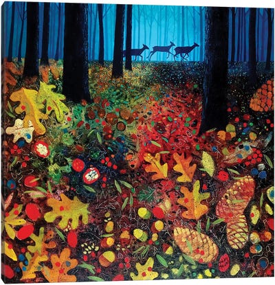 Into The Woods Canvas Art Print - Vicky Mount