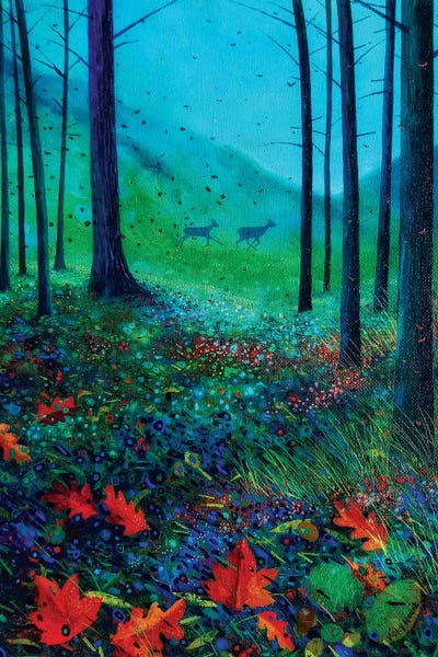 Jade Wood by Vicky Mount framed canvas print