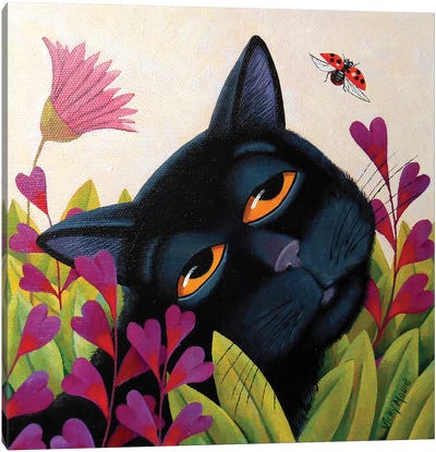 Ladybug Canvas Art Print - Vicky Mount